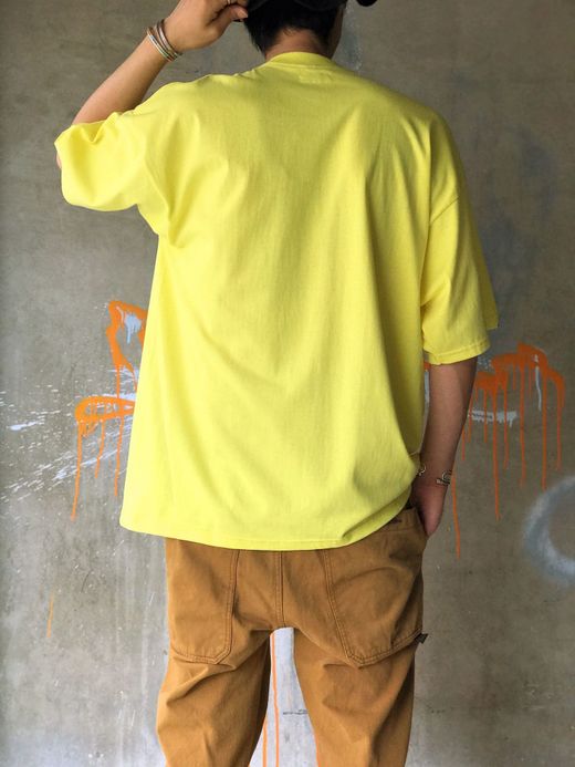  OW-T-05 / "ONEDERFUL" S/S TEE / YELLOW