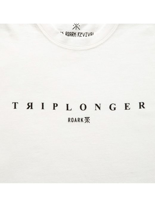 ROARK REVIVAL RTJD622 / "TRIPLONGER" TEE / WHITE