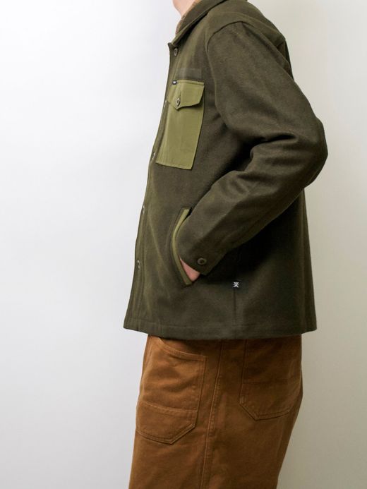 ROARK REVIVAL RJJ652 / "SHIPMAN" CPO SHIRTS JACKET / ARMY