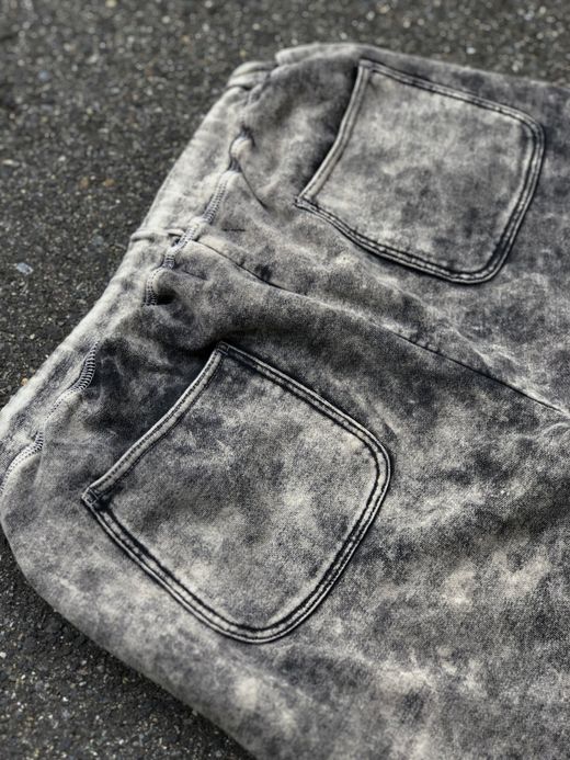 VOO VOO-941 / SMOKY BLEACHED EZ PANTS / SMOKY BLACK