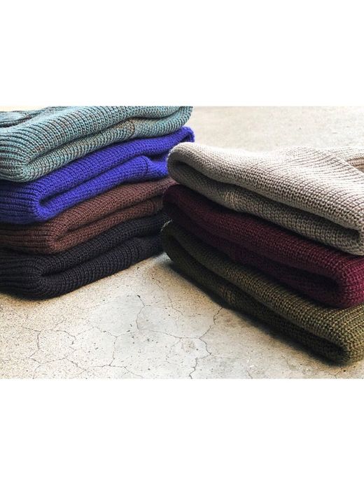 ROTOTO R5016 / BULKY WATCH CAP / OLIVE/BROWN