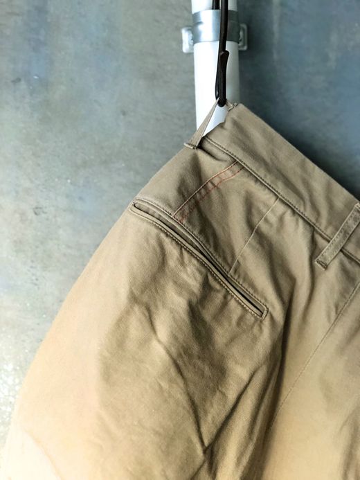 ANACHRONORM NM-TR03 / STANDARD TUCK WIDE TROUSERS / BEIGE