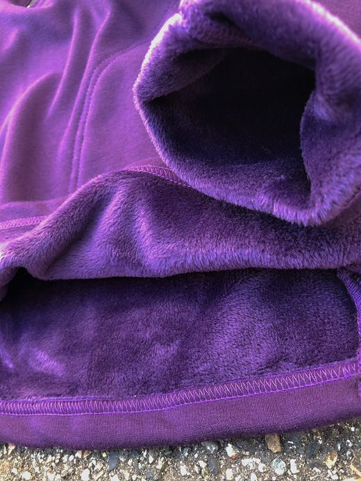 fulton SPN001 / "HIGH LINE" BOMBER HEAT HOODIE / PURPLE