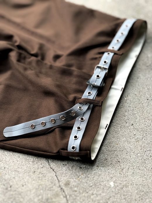 NECESSARY or UNNECESSARY Belt Nylon / gray
