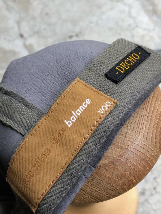 VOO VOO-A-199 / LEATHER CAP by DECHO / GRAY