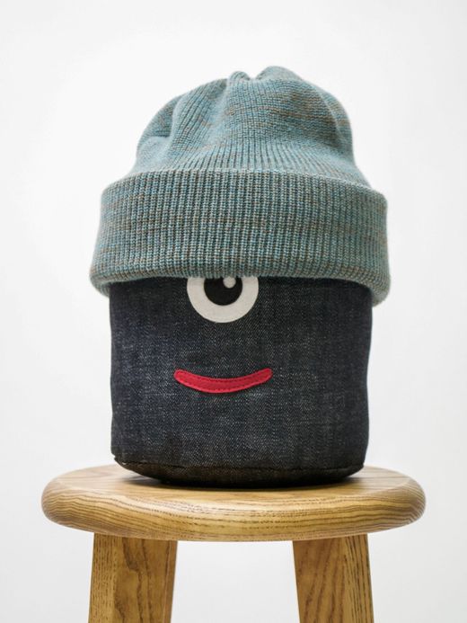 ROTOTO R5016 / BULKY WATCH CAP / L.BLUE/MOCHA