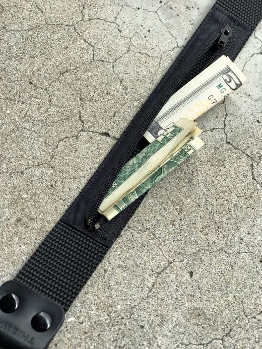  OW-B-01 / TRAVEL BELT / BLACK