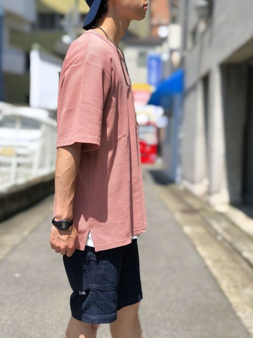 VOO Good Thermal Tee / pink