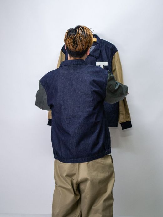THE UNION TBO00032 / STUDIUM DENIM JACKET / CHARCOAL
