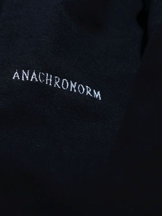 ANACHRONORM AN112 / EMBROID L/S T-S / BLACK