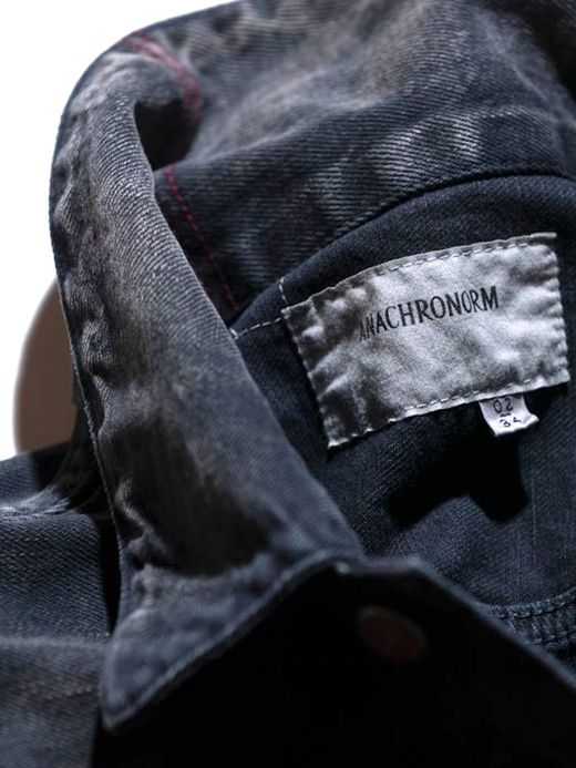 ANACHRONORM AN097-W1 / 2nd WORK JACKET SULFUR DYE / BLACK