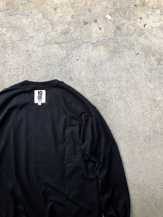 TENBOX PANDA SEX MUNI L/S TEE / BLACK