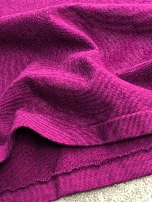 fulton ONE LINE SWIRL TEE / STRANGE PURPLE