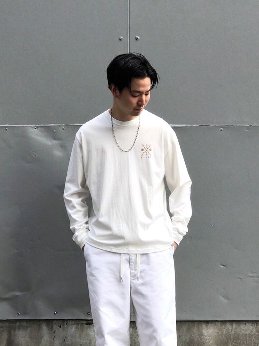 ROARK REVIVAL RLTJ603 / "JOGLO" L/S TEE / WHITE