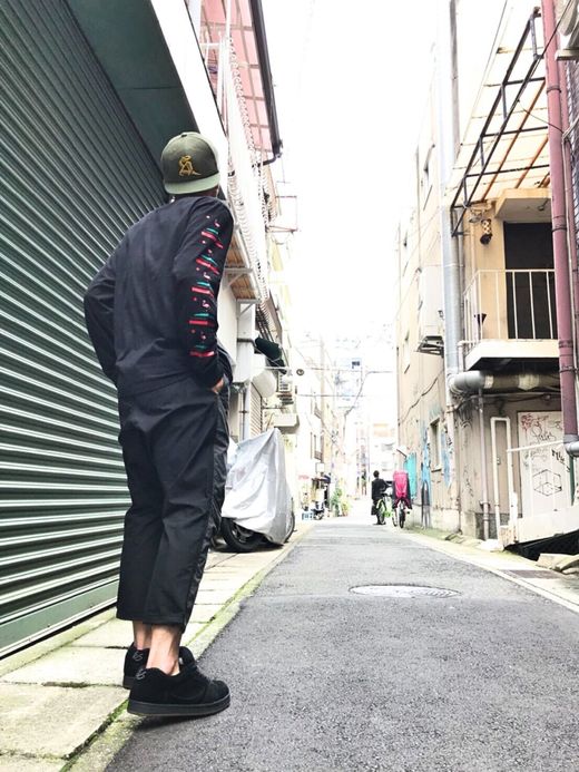 ALDIES Flamingo Long T / black