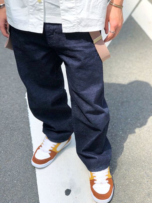VOO Suspenders Thick 5P / indigo
