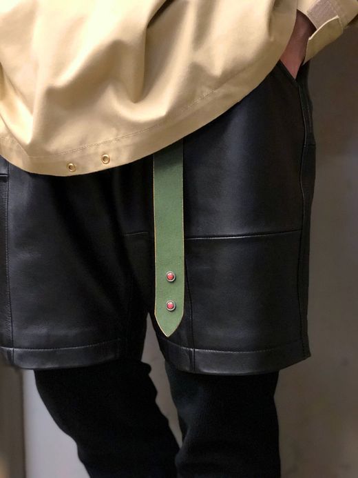 VOO Hawk Eye Leather Belt / green 