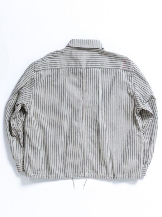 ANACHRONORM AN098 / COVERALL SHIRT Ⅱ / HICKORY STRIPE