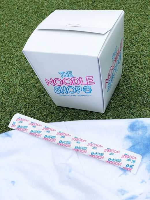 ROARK REVIVAL RATJ501 / "THE NOODLE SHOP" TIEDYE TEE / BLUE