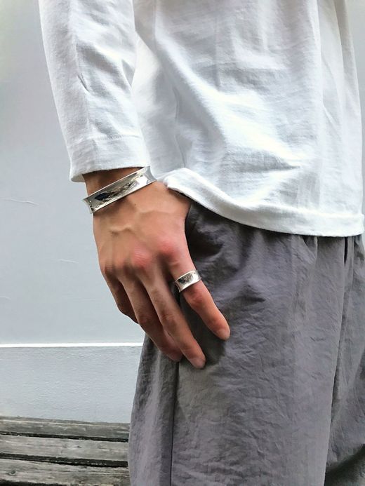 fulton F-neck 5/6 Tee Ⅱ / white