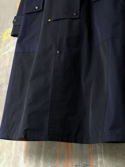 ANACHRONORM ANA034 / COWBOY TRENCH COAT / BLACK