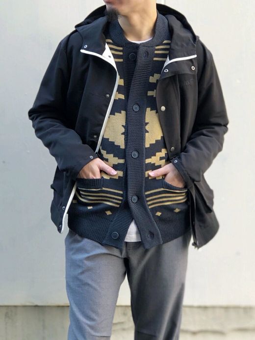 ROARK REVIVAL RSW125 / MUNRO CARDIGAN / NAVY