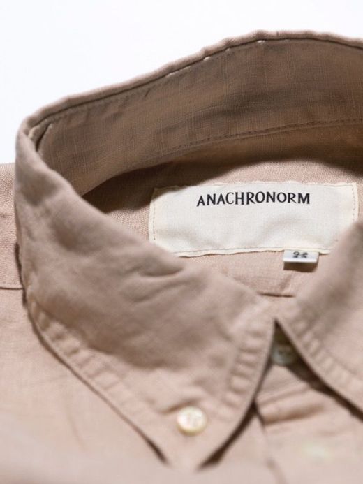 ANACHRONORM AN104 / WIDE B.D SHIRTS / Lt.BEIGE