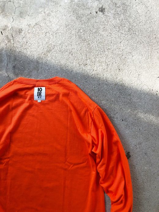 TENBOX PANDA SEX MUNI L/S TEE / ORANGE