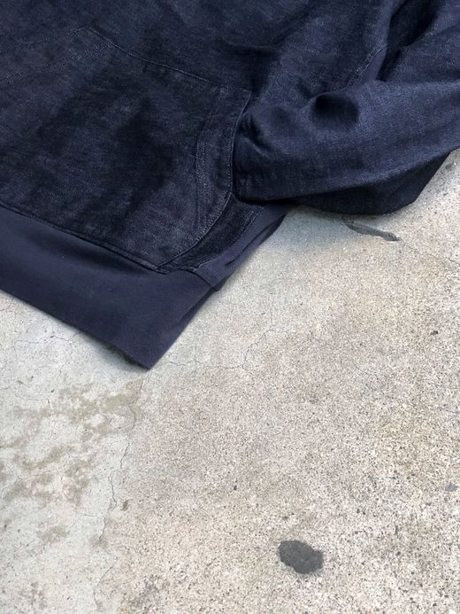 THE UNION TBO00005 / DENIM PULLOVER HOOD / BLUE DENIM