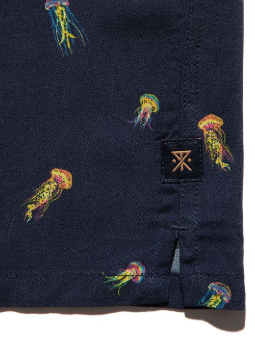 ROARK REVIVAL RWJ621 / NEMATOCYST WOVEN - COMFORT FIT / NAVY
