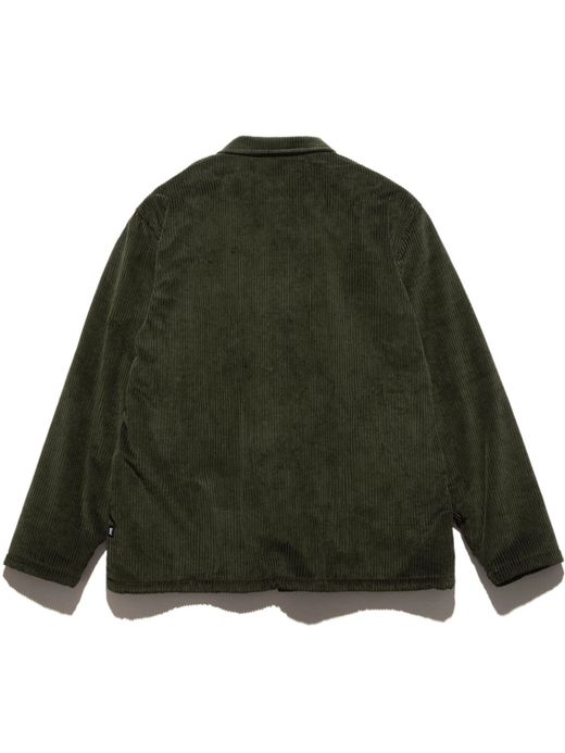 ROARK REVIVAL RJJ659 / CORDUROY COACHES JACKET / M.GREEN