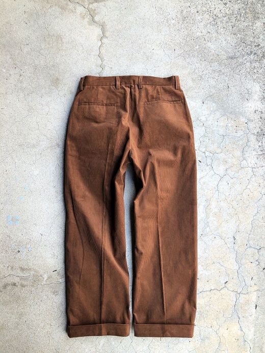 VOO VOO-955 / CORD SLACKS THICK / BROWN