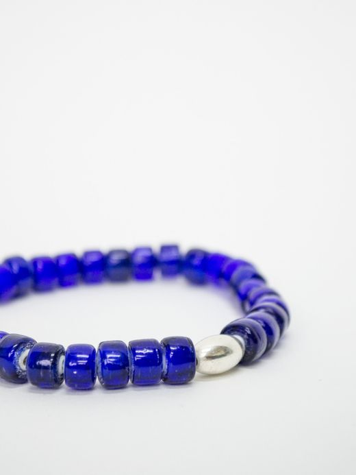 VOO VOO-URL-001 / "WHITE HEARTS" BRACELET / BLUE MULTI 2