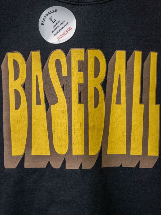 JHANKSON BASEBALL SWEAT / BLACK×SD
