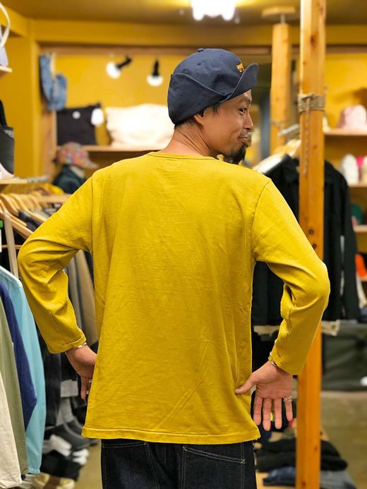 fulton OWN WAY L/S TEE / OLD YELLOW