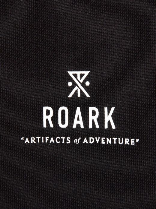 ROARK REVIVAL RSWJ703 / “Morocco Vibrato” P/O HOODED SWEAT / BLACK