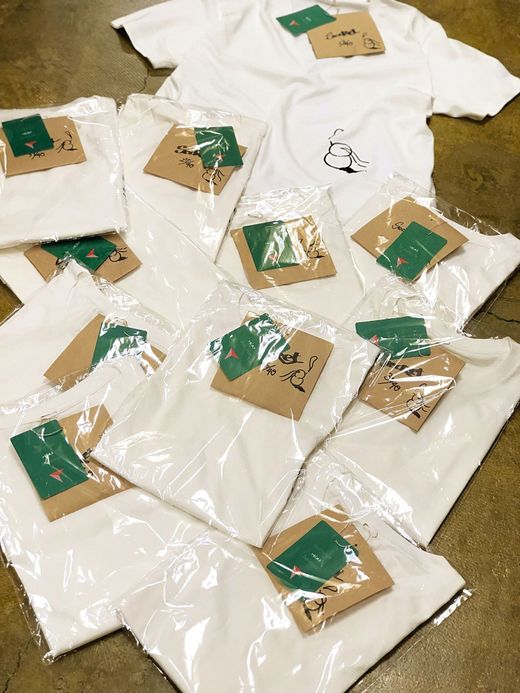 VOO God Combo Tee With Rosario / white