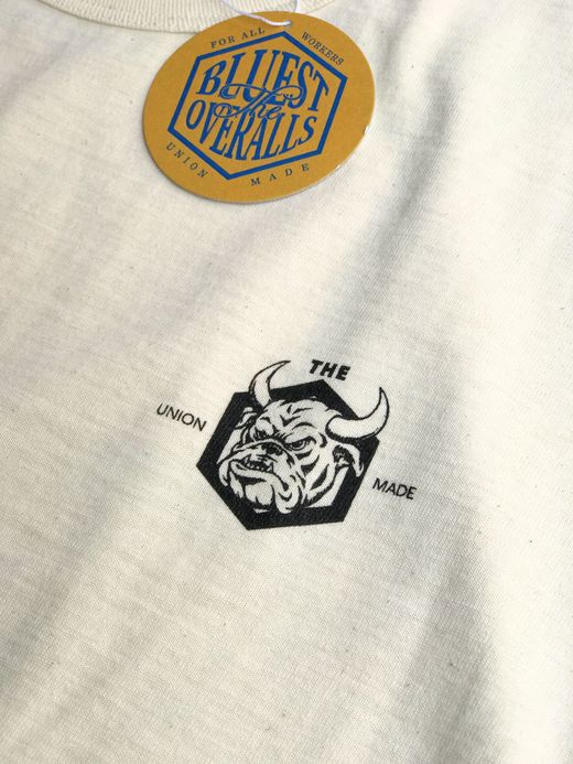 THE UNION TBO0007-2 / FOR ALL WORKERZ TEE / OFF WHITE