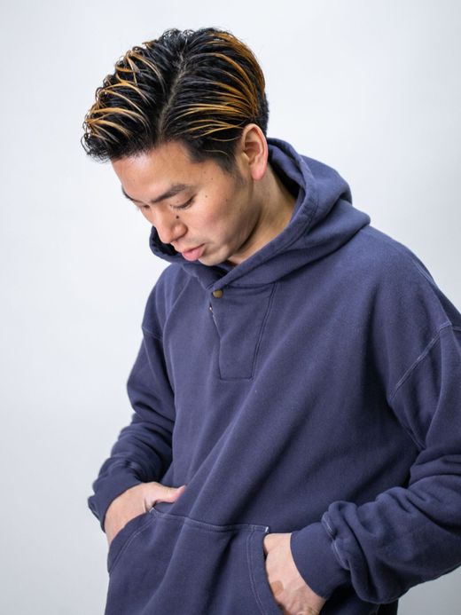 THE UNION TF00374 / HOOD PULLOVER SWT / NAVY