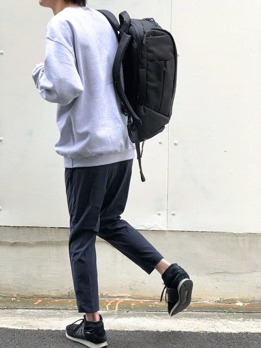 FLATBUSH Select American Flag Patch Crew SW / H.grey