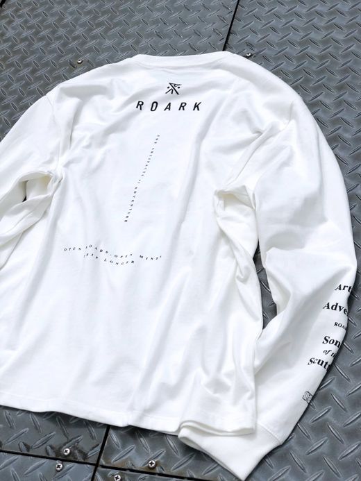 ROARK REVIVAL RLTJ551 / "SONGS OF THE SCUTTLED" L/S TEE / WHITE