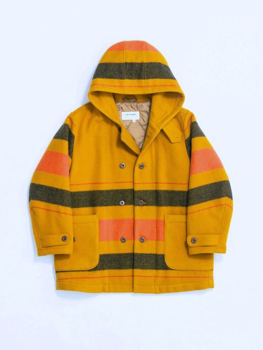 ANACHRONORM AN043 / BLANKET HOODED PARKA COAT / YELLOW