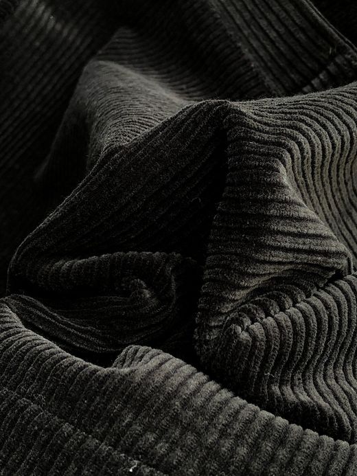 VOO VOO-867 / CORDUROY SHI-FU COAT / BLACK