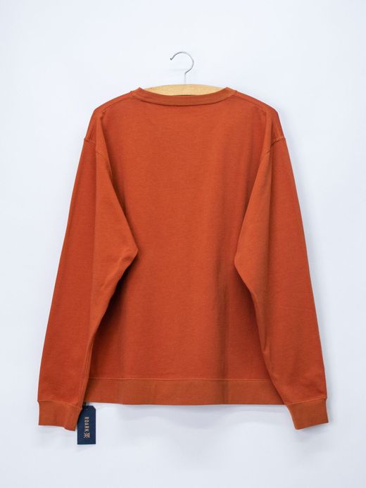 ROARK REVIVAL RLTJHW701 / "LOGO" 9.3oz H/W L/S POCKET TEE / TERRACOTTA