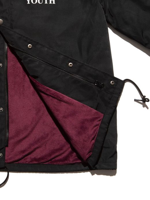 ROARK REVIVAL RJJ658 / WAYWARD YOUTH COACHES JACKET / BLACK