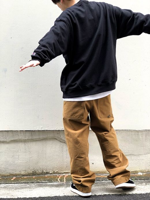 FLATBUSH Select American Flag Patch Crew SW / black