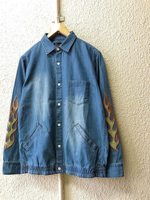 ALDIES Fire Chambray Shirt / blue