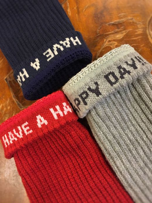 ROTOTO Thank U Pack Socks / red/M.gray/navy