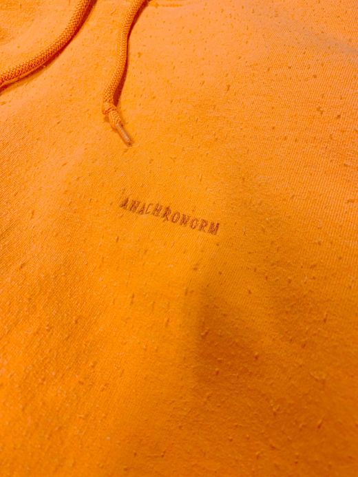 ANACHRONORM NM-SW03 / EMBROIDERED 50/50 HOODED PARKER / ORANGE O