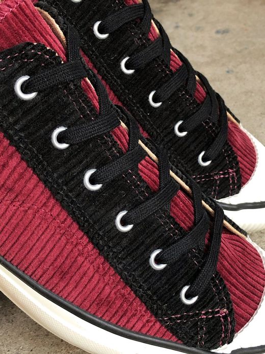 PRAS PRAS-04-002 / SHELLCAP LOW COLOR COMBI / BLACK/BURGUNDY